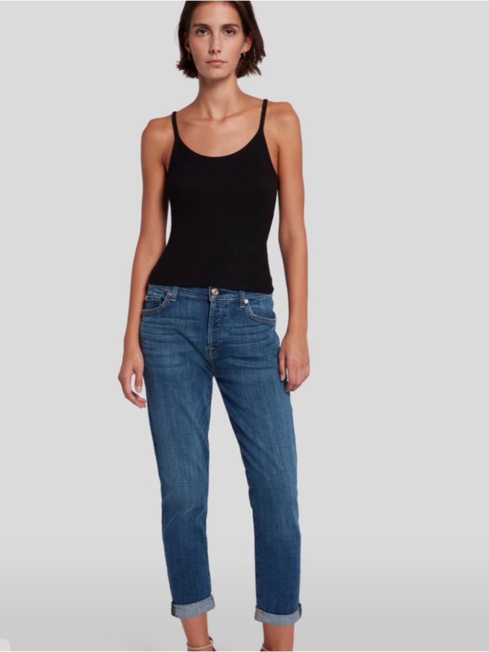 7 FOR ALL MANKIND JOSEFINA BOYFRIEND FIT IN BROKEN TWILL VANITY,28